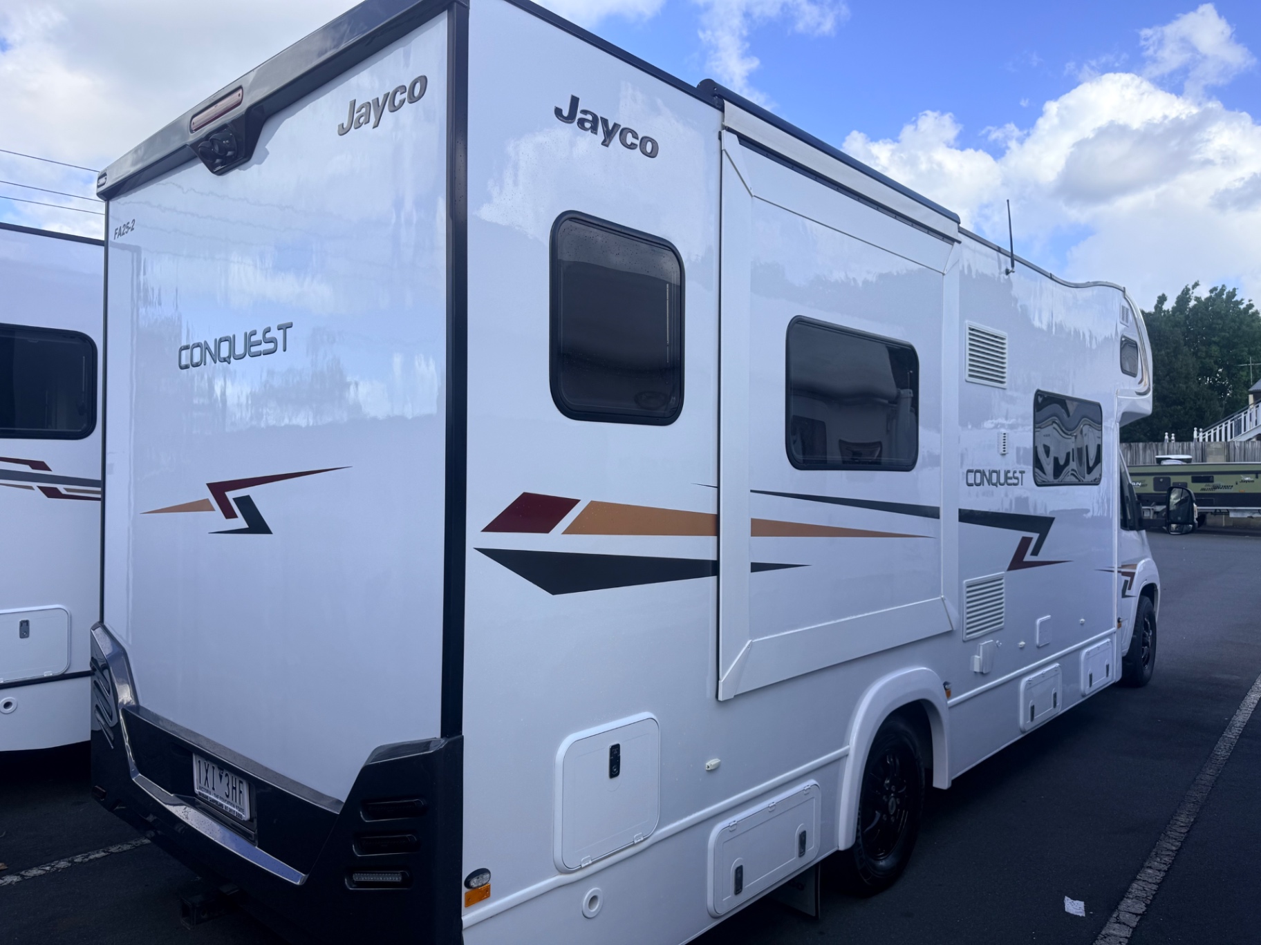 Caravan exterior detail